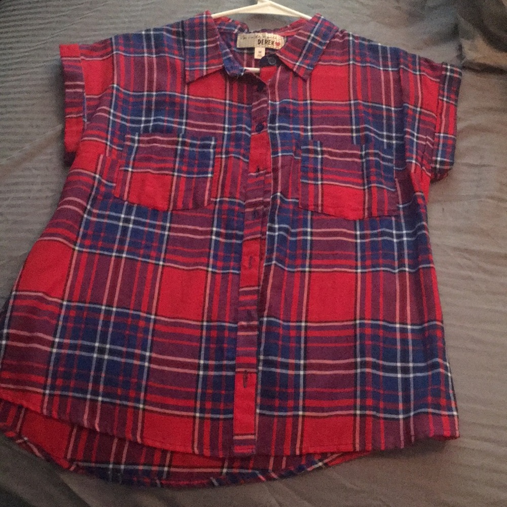 Button up flannel shirt